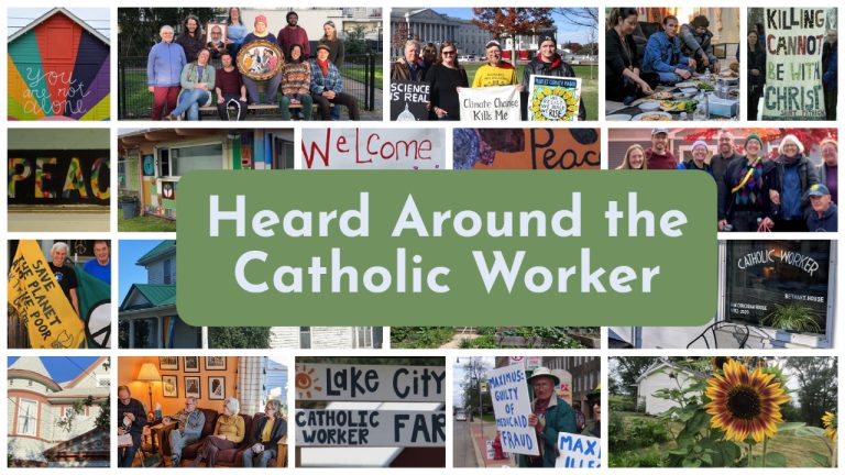 Heard Around the Catholic Worker (#4, March 3, 2023)